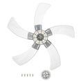 thumbnail image 1 of 1 Set Outdoor Fan Blade Replacement Fan Blade Replacement Fan Blade Replacement Fan Blade Plastic Fan Blade 5-Blade Fan Replacement, 1 of 8