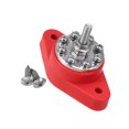 thumbnail image 1 of Unique Bargains 1 Pcs 1/4' Power Distribution Block 8 Point Bus Bar for Boat Car Marine Plastic Metal Red, 1 of 6