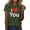 Army Green, variant on KHONTS Valentine's Day Heart Printed Couple Humor Tees Short Sleeve Crew Neck Tops I Love You T Shirts White XL