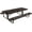 Brown, variant on Coated Outdoor Furniture Heavy-Duty Portable Outdoor Kids Table, Expanded Metal Kids Picnic Table, Commercial-Grade Picnic Table, Made in America (6ft Rectangular, Childrens, Textured Sand)