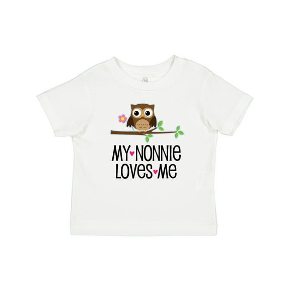 Inktastic My Nonnie Loves Me Grandchild Girls Baby T-Shirt