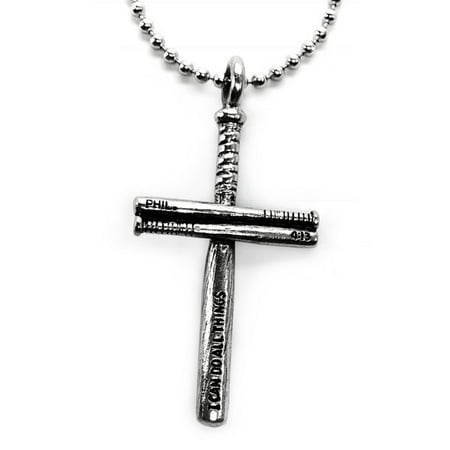 - Baseball Bat Necklace Pewter (SCBB) MADE IN USA