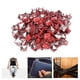 thumbnail image 5 of 200 remaches cuadrados de metal con estilo para hacer tú mismo, para zapatos, bolsos, sombreros, accesorios de decoración, 9 mm, parte inferior roja, punto blanco., 5 of 8