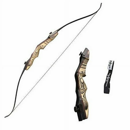 Samick Music Premier Sage 62 In. Takedown Recurve Archery Bow Take Down with SAS Stringer