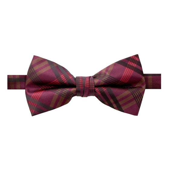 Spring Notion Men's Plaid Woven Bow Tie