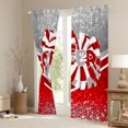 thumbnail image 3 of jejeloiu Cheer Cheerleading Black Out Curtains,Ymnastics Dancing Lovers Curtains Pack of 2 (42x63 Each),Red White Gray Bedroom Curtains For Girls Teens,Breathable Home Decor, 3 of 6
