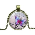thumbnail image 2 of Guodhu Butterfly’s necklace for women, Vintage Times Butterfly’s Pendant Necklace Fashionable Alloy Jewelry with Delicate Details - Birthday, Party, Gift Idea for Her, 2 of 6