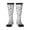 3 Black, variant on Hand Drawn Snake Pattern Women’s Knee High Crew Socks,Trouser Socks Comfortable, Breathable, Moisture-Wicking and Soft