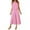 #1 Pink, variant on Lolmot Two Piece Summer Sets Round Neck Sleeveless Solid Color Crop Basic Tank Top Cropped Wide Leg Pants Sets Luggage Sets