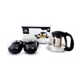 thumbnail image 5 of TRESSO Set de tetera de cristal de 700 ml con 4 tazas de 150 ml cada una, Color Negra, 5 of 5