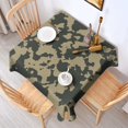 thumbnail image 2 of Camouflage Square Tablecloth 60x60in(152x152cm) – Waterproof Polyester Printed Table Cover, Wrinkle Resistant & Washable for Kitchen Dining Picnic Party Decor, 2 of 6