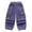Purple, variant on Ashirexll Girls Cargo Pants Leggings Spring Solid Color Work Pants With Multiple Pockets Loose Pants for Boys and Girls