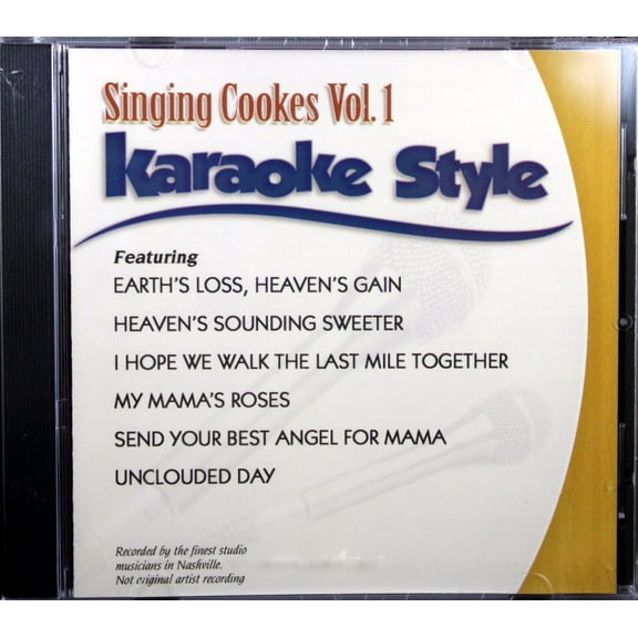 Singing Cookes Volume 1 Daywind Christian Karaoke Style NEW CD G 6 Songs