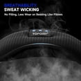 thumbnail image 6 of Sleep Mask, Bluetooth Eye Mask Bluetooth, TOPOINT Breathable Cotton Sleep Headphones for Sleeping Side Sleepers Travel Meditation Music Headsets with Microphone Handsfree Men Women, Black, 6 of 8