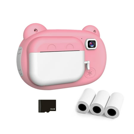 

Toma Instant Print Kids Camera Digital Dual Camera Children Cartoon Selfie Camera for Girls and Boys Birthday Gift