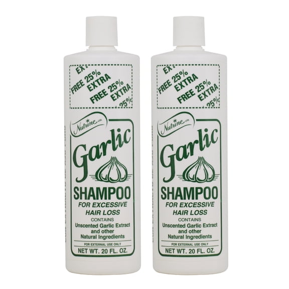 Nutrine Garlic Shampoo - Unscented 16oz (Pack of 2)