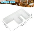 thumbnail image 2 of Uxcell 10" Cardboard Letter, Letter F Paper Box Fillable Tray Container for Mache Chocolate Candy Decorations, White, 2 of 6
