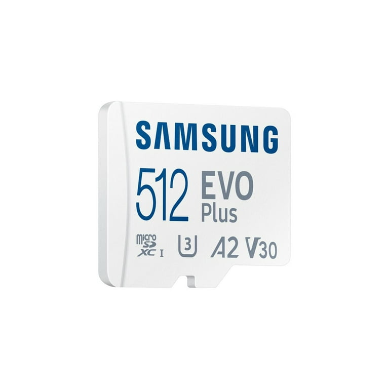 Samsung EVO Plus 512 GB Class 10/UHS-I (U3) V30 microSDXC, 1