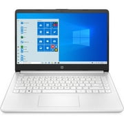 HP Laptop 14-fq0080nr 14" HD Touch AMD 3020e 4GB RAM 64GB eMMC AMD Radeon Graphics Windows 10 Home in S mode Snowflake white cover, snow white keyboard frame