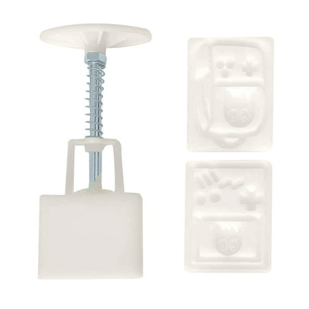 

Plastic Mooncake Mold 50g 3D Schoolbag Stamps Biscuit Cookie Cutter Mould DIY Fondant Baking Tool for Mid-Autumn