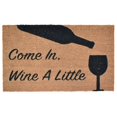 thumbnail image 1 of Imports Decor  PVC Backed Coir Doormat Wine A Little, 1 of 1