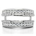 thumbnail image 5 of Guard & Solitaire Set, Includes 2 Pieces: Guard and 1 Carat CZ Solitaire Size 6.5, 5 of 6
