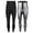 Silver, variant on Men Gym Pants Sculpting Yoga Tights Waist Fitness Activewear Muscle Compression Leggings Silver XL