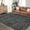 Black, variant on Large Living Room Area Rug 10x13: Soft Machine Washable Moroccan Rugs for Bedroom - Non Slip Neutral Morden Indoor Floor Carpet for Home Office Decor Grey