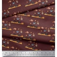 thumbnail image 2 of Soimoi Velvet Fabric Coral & Fish Ocean Print Fabric by Yard 58 Inch Wide, 2 of 3