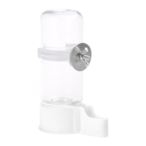 UNTERING 140ml Automatic Birds Drinker Feeder for Lovebirds Finches Hamster Bottle Poultry Waterer Drinking Feeding