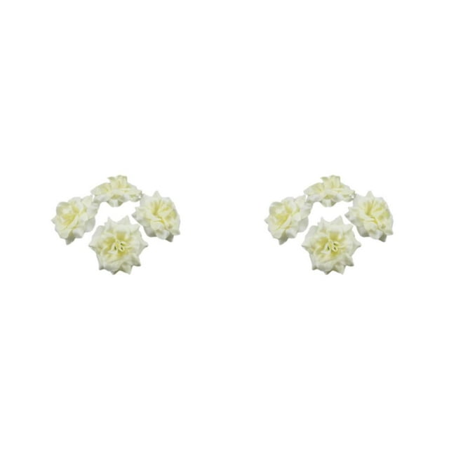 Guardoinrt 50pcs/set Stunning Bouquets With Soft Texture And Realistic Appearance Natural Looking Fiber Wide Application DIY Cream 4.5cm 2Set