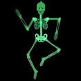 thumbnail image 4 of Halloween Luminous Skeleton, 2 Pieces Halloween Luminous Skeleton Props Halloween Luminous Skeleton Luminous Hanging Skeleton For Halloween Festival Ornaments, 4 of 5