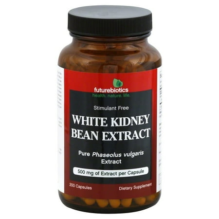 FutureBiotics White Kidney Bean Extract - 500 mg - 200 Capsules