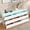 White, variant on 9-Drawer Dresser with Power Socket and LED Lights, 3-Tier Modern Storage Chest with Ample Capacity & Smooth Glides, for Living Rooms, Bedrooms, or Home Offices, White