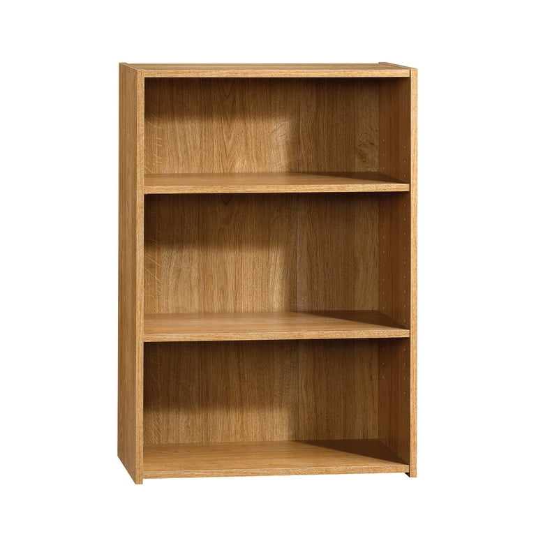 Sauder Beginnings 35 3 Shelf Standard Bookcase Highland Oak Finish