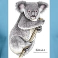 thumbnail image 3 of CafePress - Koala Fitted T Shirt - Fitted T-Shirt, Vintage Fit Soft Cotton Tee, 3 of 4