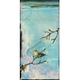 thumbnail image 2 of Blixt, Ingrid 18x32 Gold Ornate Wood Framed with Double Matting Museum Art Print Titled - Bird Window II, 2 of 4