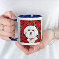 thumbnail image 3 of CafePress - Maltese Valentine Mug - 11 oz Ceramic Mug - Novelty Coffee Tea Cup, 3 of 3