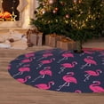 thumbnail image 6 of Yiaed Cute Flamingo Print Christmas Tree Skirt , Tree SkirtsTree Mat for Christmas Winter Holiday Indoor Decorations-36", 6 of 7