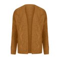 thumbnail image 4 of Vedolay Womens Cardigans Lightweight Casual Open Front Knitted Coat with Pockets Khaki,One Size, 4 of 4
