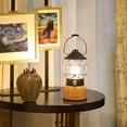 CAMMILE LED Camping Lantern, Battery Powered Lights Vintage Style