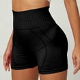 thumbnail image 5 of Wycnly on Sale Shorts for Women Womens Yoga Legging Shorts Cozy Knitted Ribbed High Waist Workout Sports Shorts Pants Casual Solid Slim Fitness Gym Stretchy Shorts, 5 of 5