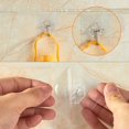 thumbnail image 3 of Colgadores de pared de puerta con ventosa fuerte y transparente ganchos Ehuebsd de soporte para bolso toalla mopa 6 piezas, 3 of 6