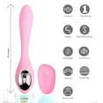 thumbnail image 3 of Harmonie Rechargeable Remote Silicone Bendable Vibrator - Pink, 3 of 3