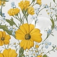 thumbnail image 4 of Yayeee Shower Curtain with Hooks 72"x72" Waterproof Fabric Bathroom Hanging Decor, Yellow Floral, 4 of 5