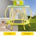 thumbnail image 7 of 48" Toddler Trampoline, 4FT Trampoline for Kids, Indoor & Outdoor Kids Trampoline with Enclosure Net, Basketball Hoop & Basketball, Birthday Gifts for Boys & Girls, 7 of 7