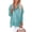 Mint Green, variant on Women's Oversized Hoodie Sweatshirt Button Up V Neck Long Sleeve Pullover Top with Pockets for Spring Fall Winter