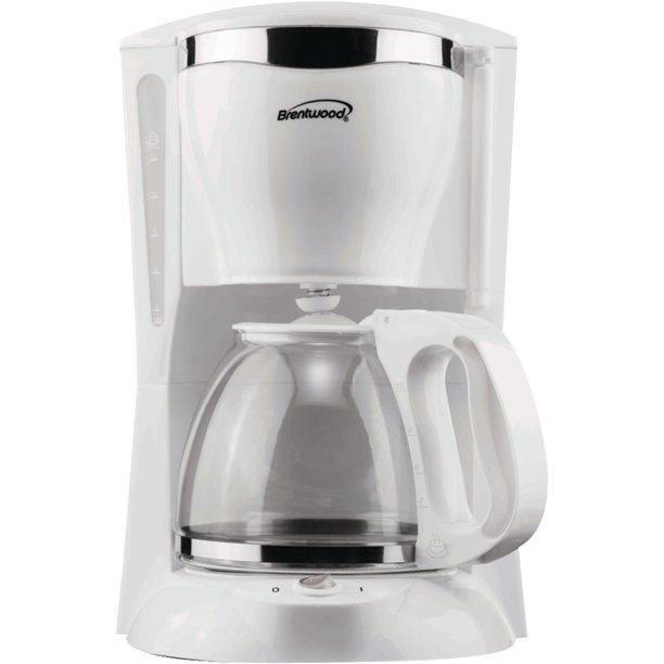 Brentwood TS216 12 Cup Coffee Maker, White