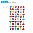 thumbnail image 2 of Uxcell 1200 Pcs Star Reward Stickers, 20 Sheet Sparkling Self Adhesive Colorful Sticker, Multicolored, 2 of 7
