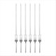 thumbnail image 1 of Brochetas para Parrilla con Manejar , Brochetas para Barbacoa de Acero Inoxidable, Brochetas para Carne, Pollo y Salchichas,A, 1 of 5